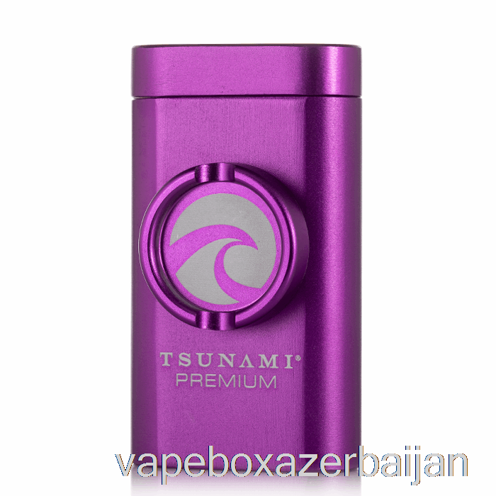 Vape Box Azerbaijan Tsunami Dugout and Grinder Purple